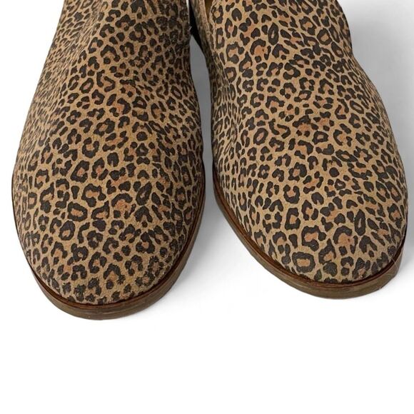 LUCKY BRAND Cahill Cheetah Print Soft Suede Leather Flats 9.5 - Picture 4 of 7